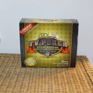 Deluxe TV Poker video game system.